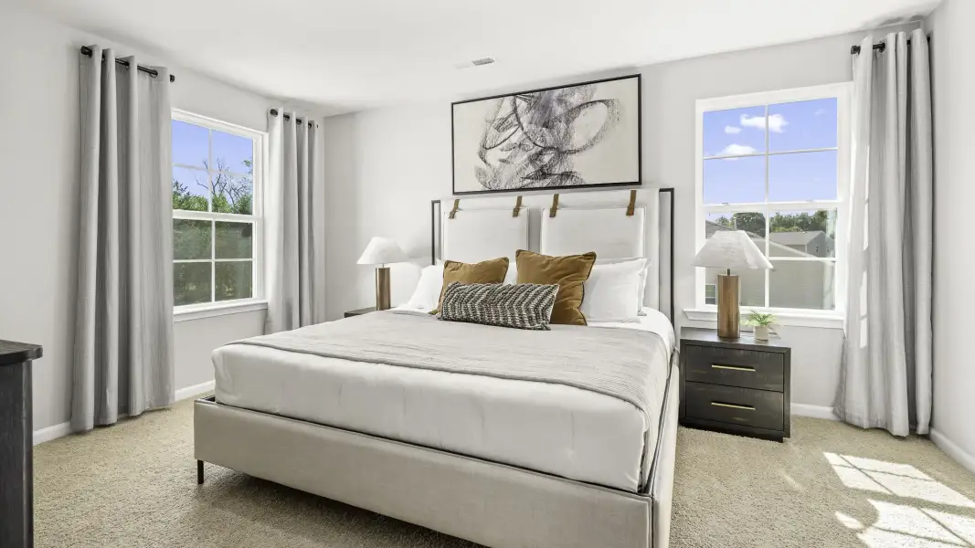 Furnished interior in a model home at Northbrooke Village in Madison (Image 18).