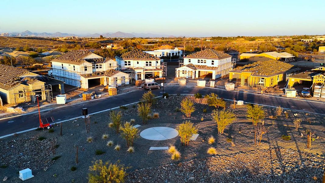 Aerial view of the Prada community in Phoenix, AZ, showing layout and nearby surroundings (Image 16).