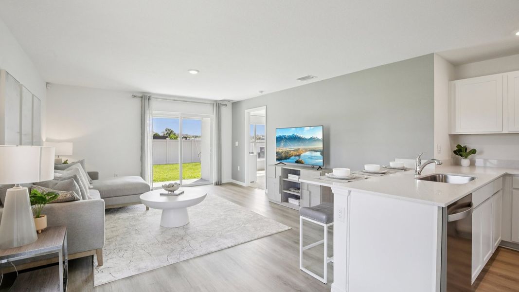 Furnished interior in a model home at Northwater at Two Rivers in Zephyrhills (Image 5). Furnished interior in a model home at Northwater at Two Rivers in Zephyrhills (Image 5).