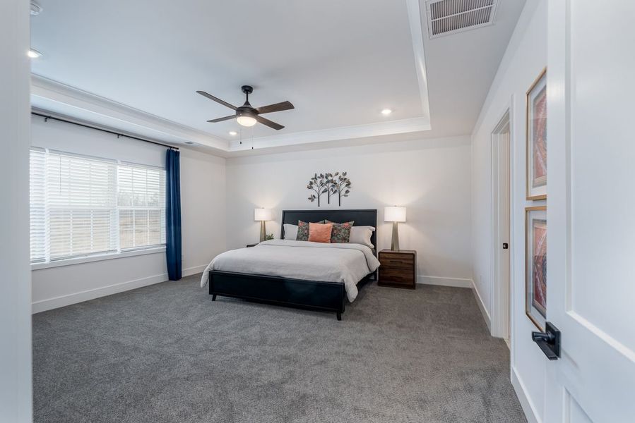Furnished interior in a model home at Kerns Ridge in Salisbury (Image 14). Furnished interior in a model home at Kerns Ridge in Salisbury (Image 14).