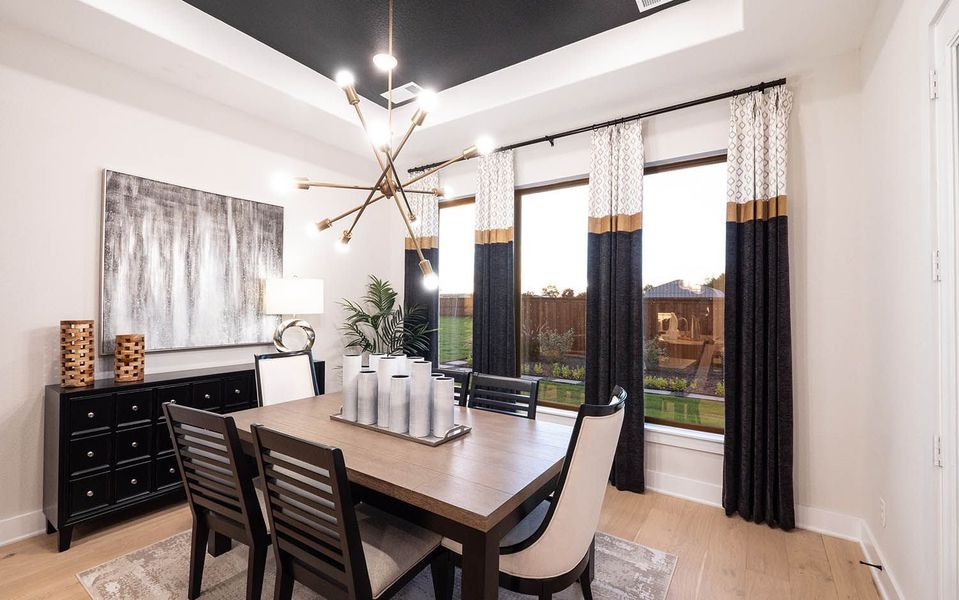 Furnished interior in a model home at Sonoma Verde in Rockwall (Image 9). Furnished interior in a model home at Sonoma Verde in Rockwall (Image 9).