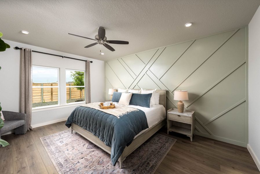 Furnished interior in a model home at Weltner Farms 50’s in New Braunfels (Image 25). Furnished interior in a model home at Weltner Farms 50’s in New Braunfels (Image 25).