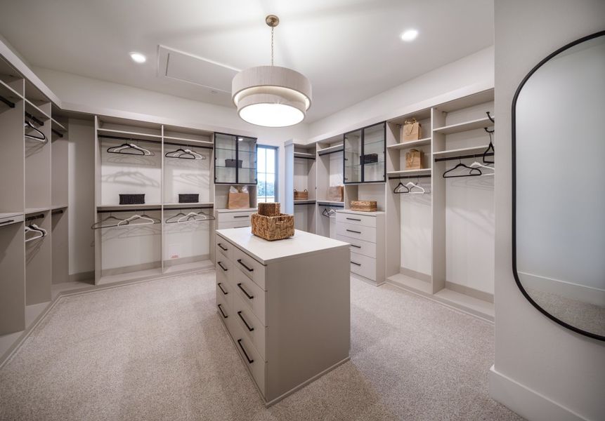 Furnished interior in a model home at Dean Farms in Lucas (Image 45).