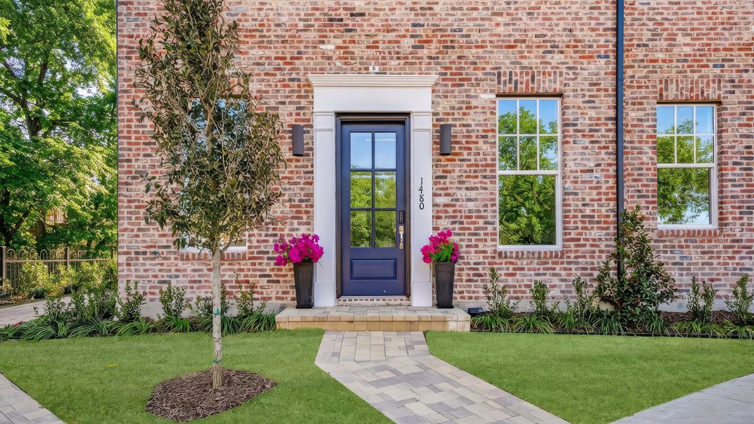 Exterior details of a home in 1897 Townhomes, Plano (Image 2).