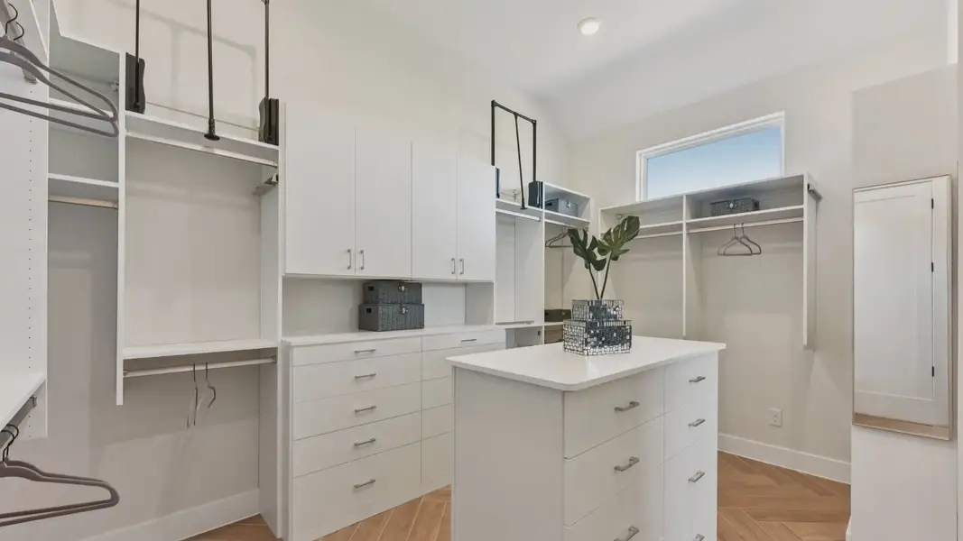 Furnished interior in a model home at Feathergrass in Florence (Image 9).