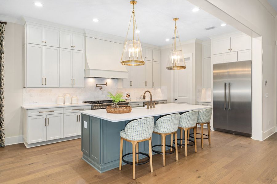 Furnished interior in a model home at Hidden Creek at SilverLeaf 80' Gold Series in St. Augustine (Image 52).