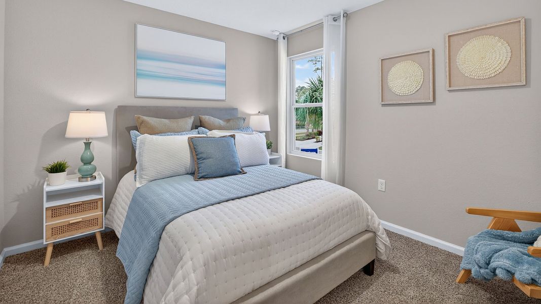 Furnished interior in a model home at Hansen Creek in Jacksonville (Image 22).
