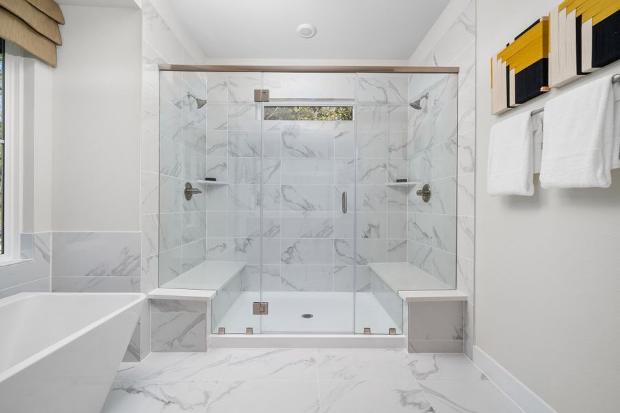 Furnished interior in a model home at Symphony in Montgomery (Image 45).