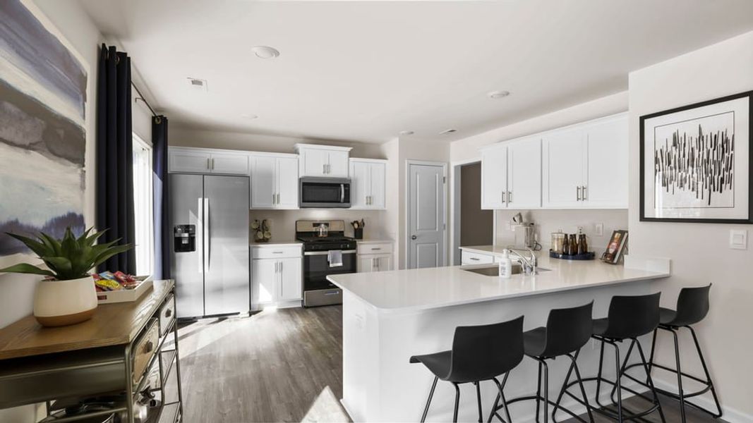 Furnished interior in a model home at Hawk Ridge in Anderson (Image 12).