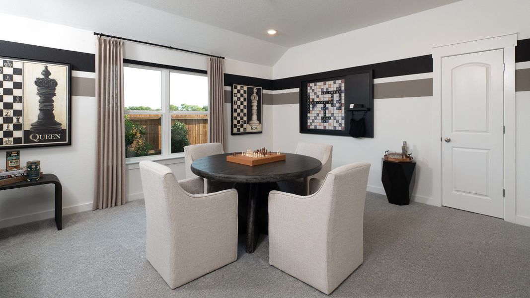 Furnished interior in a model home at Morningside in Josephine (Image 14).