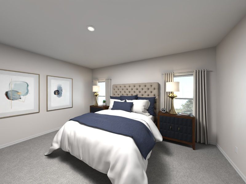 Furnished interior in a model home at Briarcreek - Legacy Series in Nashville (Image 6).