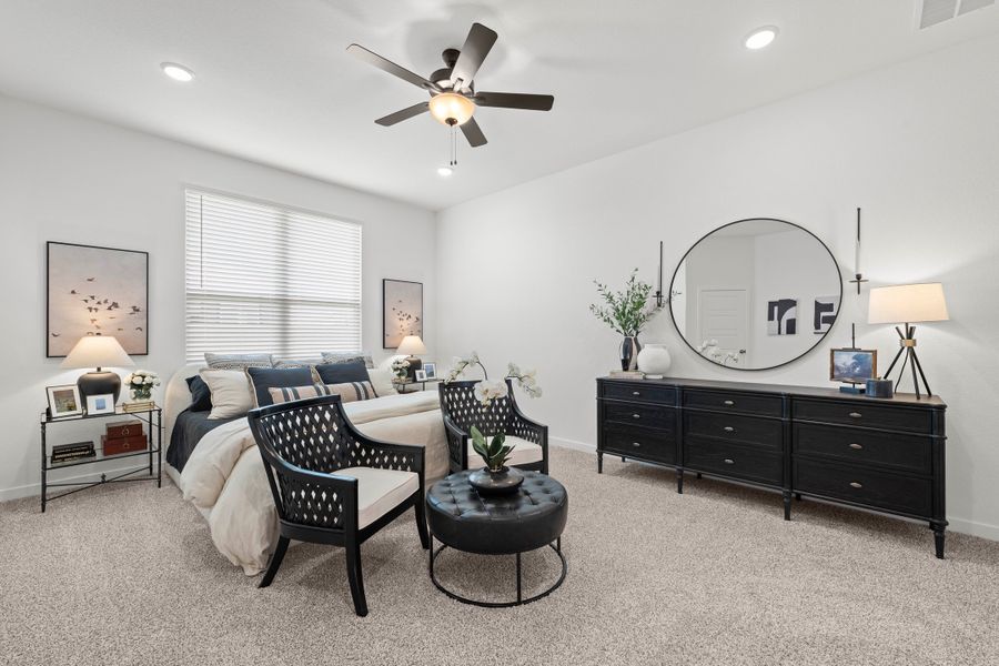 Furnished interior in a model home at Arroyo Ranch in Seguin (Image 10). Furnished interior in a model home at Arroyo Ranch in Seguin (Image 10).