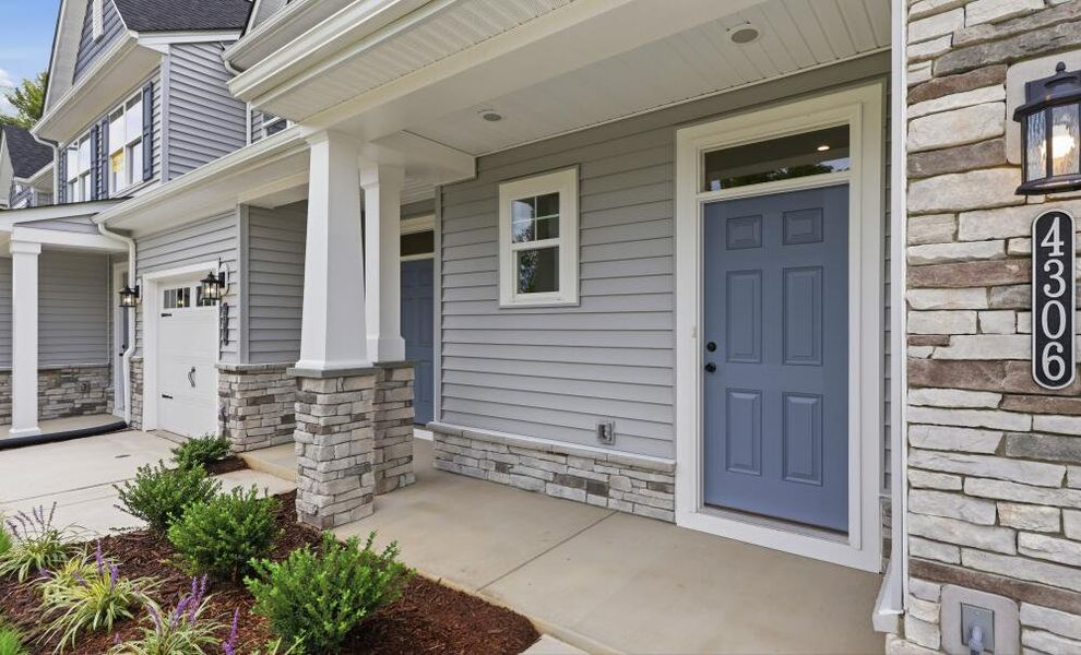 Exterior details of a home in Bellevue Townhomes, Greenville (Image 5).