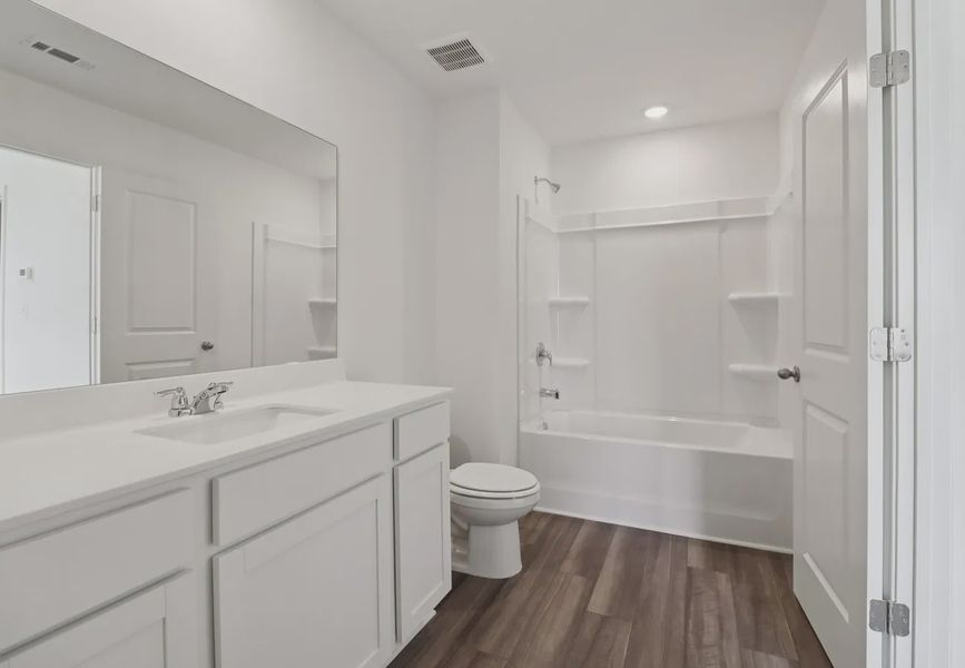 Furnished interior in a model home at Rivington Walk in Winder (Image 12).