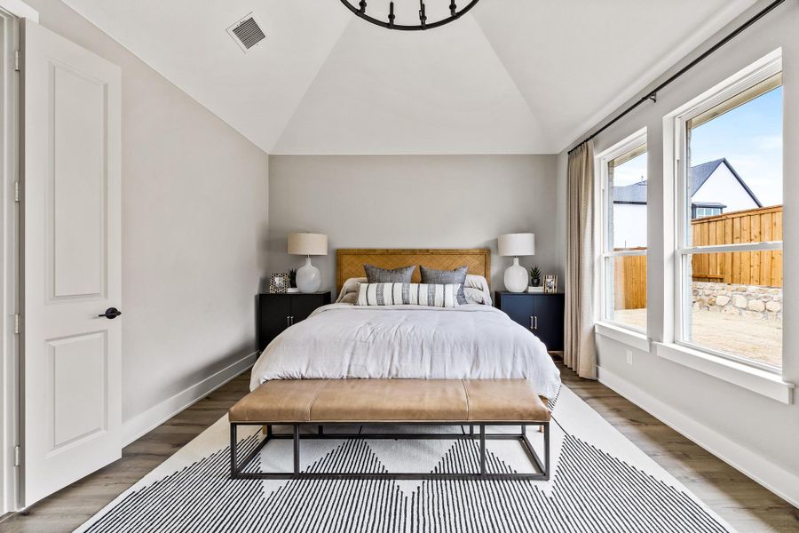 Furnished interior in a model home at Windsong Ranch - The Enclave in Prosper (Image 25). Furnished interior in a model home at Windsong Ranch - The Enclave in Prosper (Image 25).