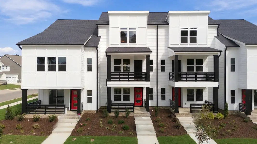 Front exterior of a home in the Allen Park community, located in Raleigh, NC (Image 12).