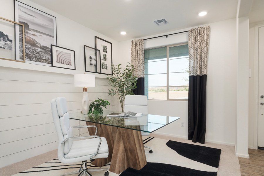 Furnished interior in a model home at Laveen Vistas III in Laveen (Image 39). Furnished interior in a model home at Laveen Vistas III in Laveen (Image 39).