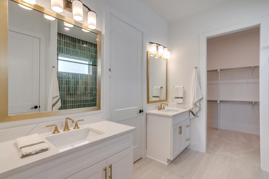 Furnished interior in a model home at Ten Mile Creek in Celina (Image 69).