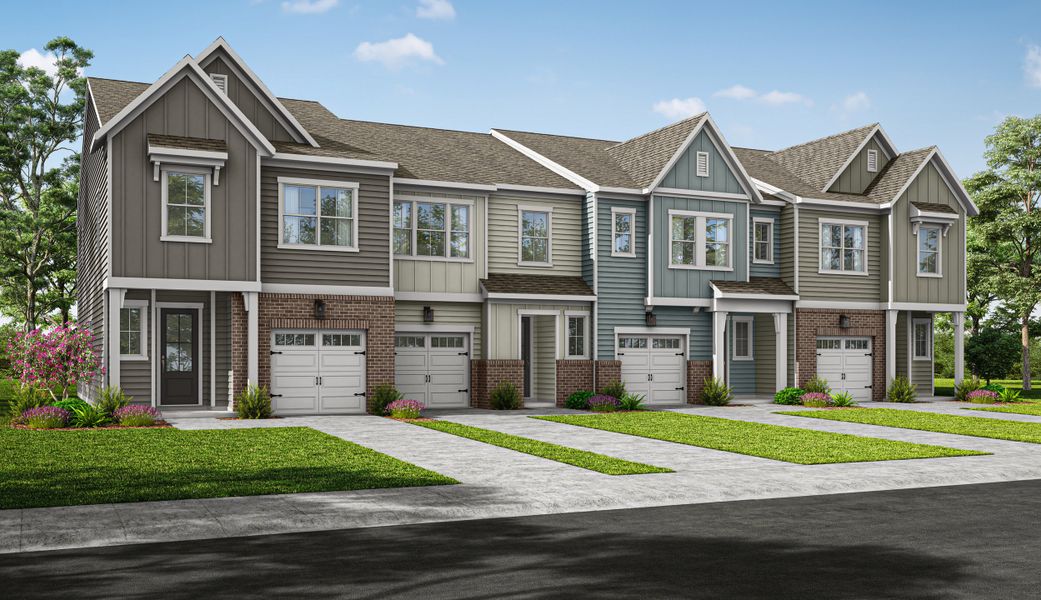 Front exterior of a home in the The Grove at Latta Park community, located in Durham, NC (Image 1). Front exterior of a home in the The Grove at Latta Park community, located in Durham, NC (Image 1).