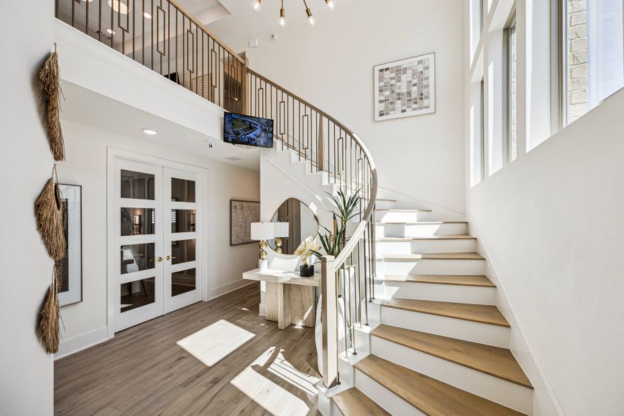 Furnished interior in a model home at Candela South - 40' in Richmond (Image 7).