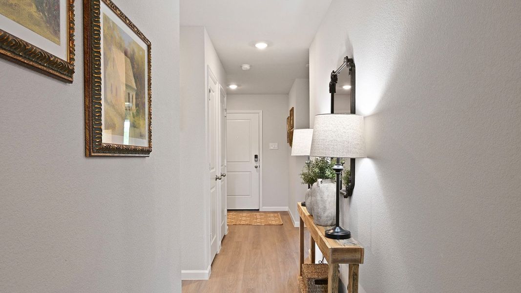 Furnished interior in a model home at Whitetail Run in Caldwell (Image 3).