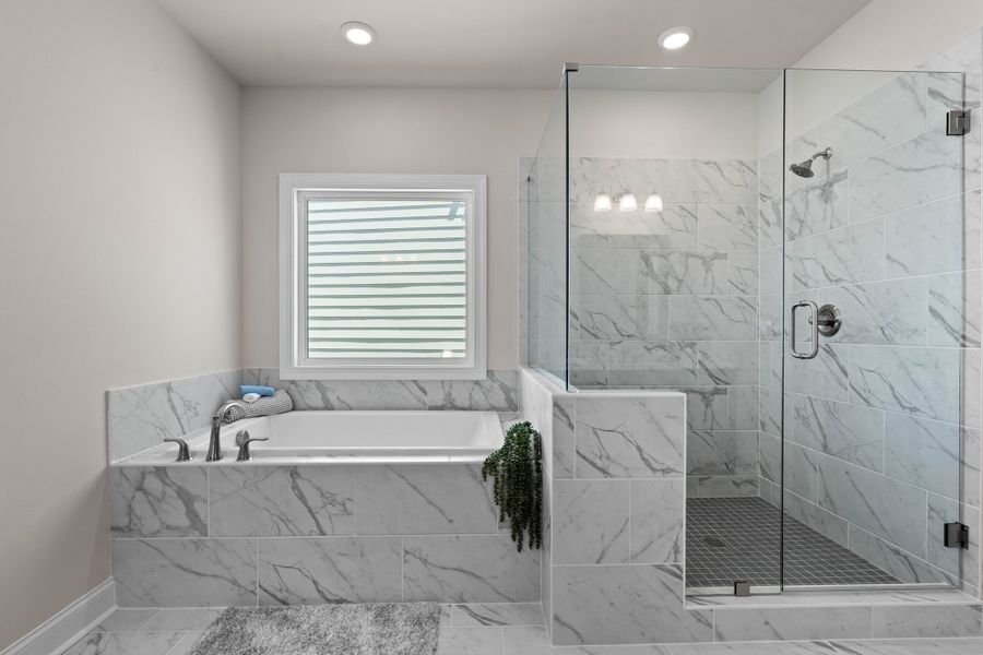 Furnished interior in a model home at Palisades Single Family in Cumming (Image 11).