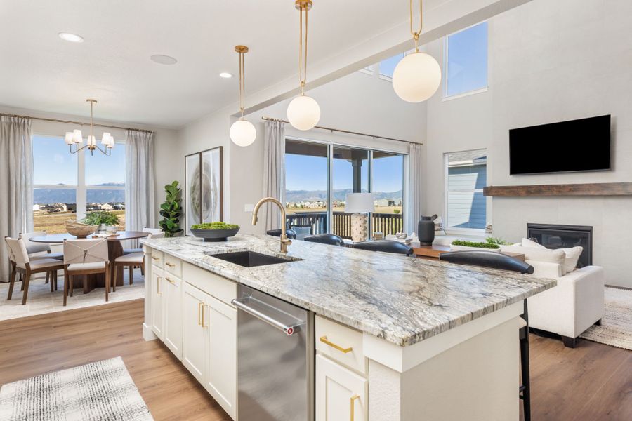 Plan C405 - Sterling Ridge Model - Kitchen