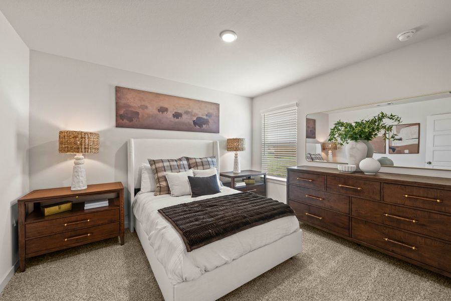 Furnished interior in a model home at Eagles Landing in Waco (Image 24). Furnished interior in a model home at Eagles Landing in Waco (Image 24).