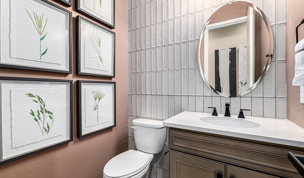 Furnished interior in a model home at Retreat at White Tank Foothills in Waddell (Image 20).