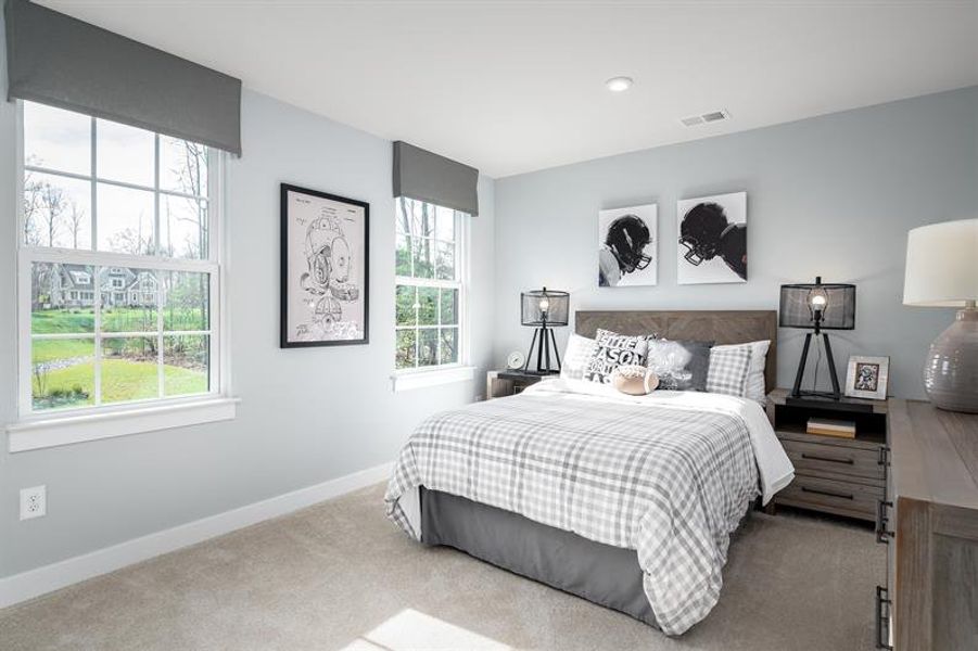 Furnished interior in a model home at Moore Farm Single Family in Indian Trail (Image 8).