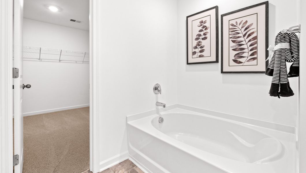 Furnished interior in a model home at Woodhaven in Spartanburg (Image 25).