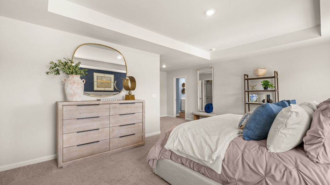 Furnished interior in a model home at Brookland Commons in Monroe (Image 19).