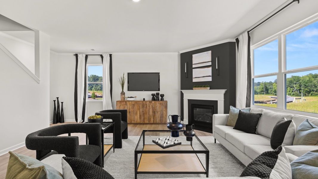 Furnished interior in a model home at Fairhaven in Lithia Springs (Image 19).