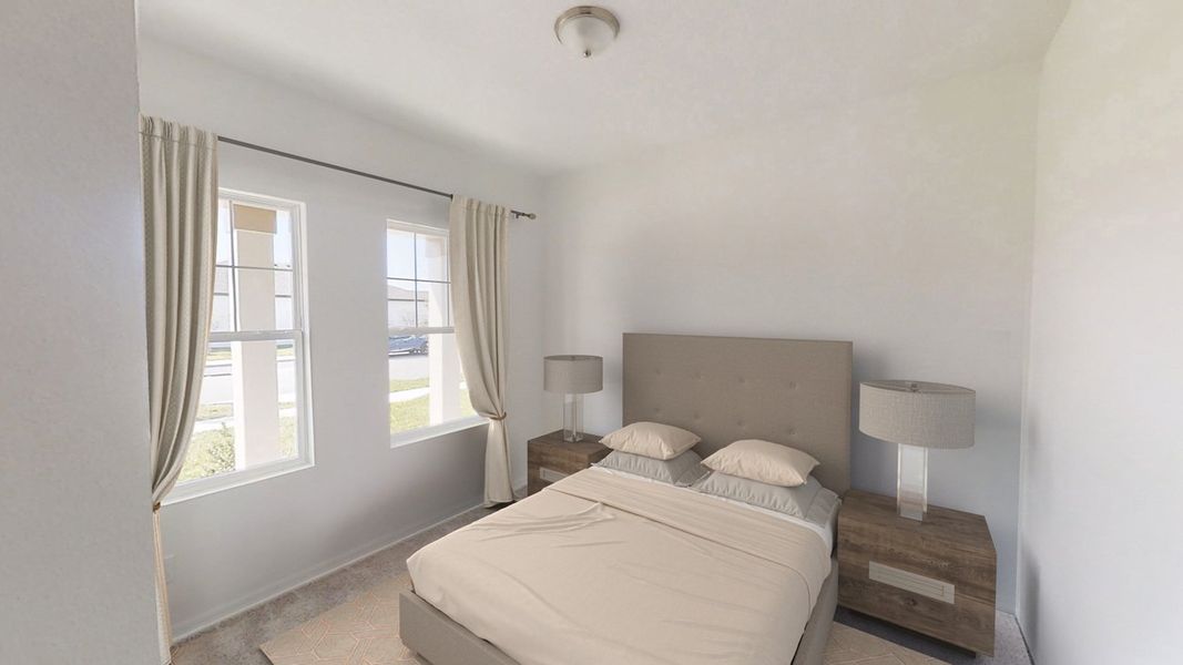 Furnished interior in a model home at Landings at Mount Olive in Polk City (Image 6). Furnished interior in a model home at Landings at Mount Olive in Polk City (Image 6).