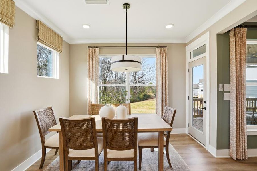 Furnished interior in a model home at Waterford Commons in Rock Hill (Image 45).
