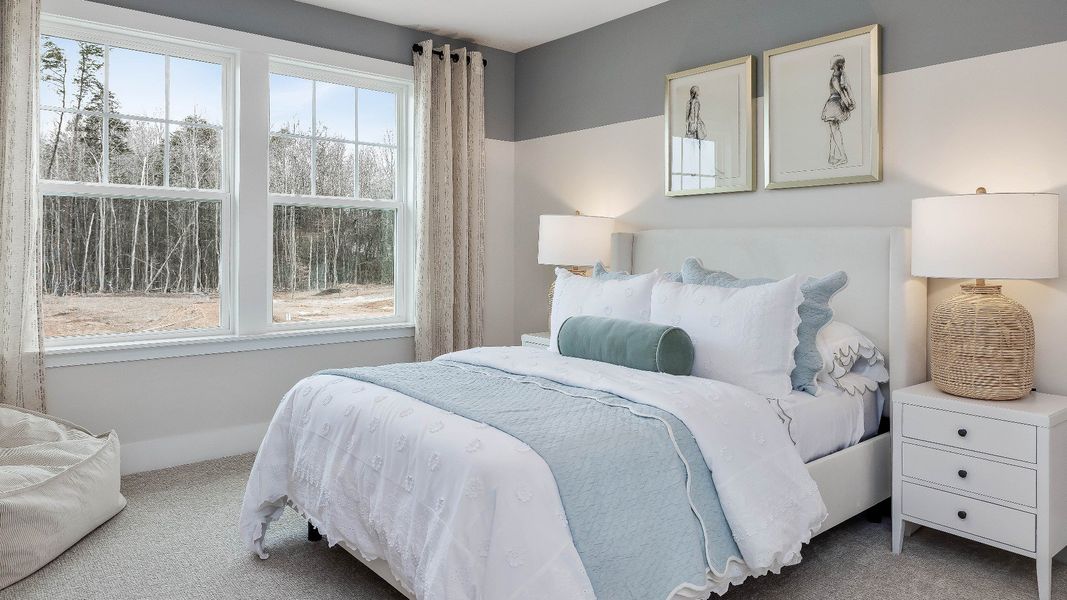 Furnished interior in a model home at Honeycutt Hills in Angier (Image 27). Furnished interior in a model home at Honeycutt Hills in Angier (Image 27).