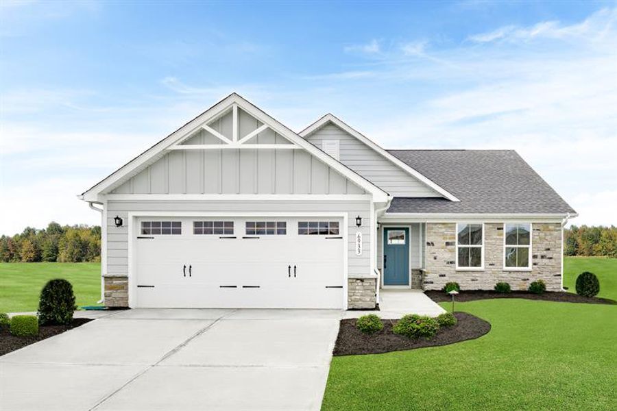 Front exterior of a home in the Middle Creek Village Single Family Homes community, located in Bolivia, NC (Image 3).
