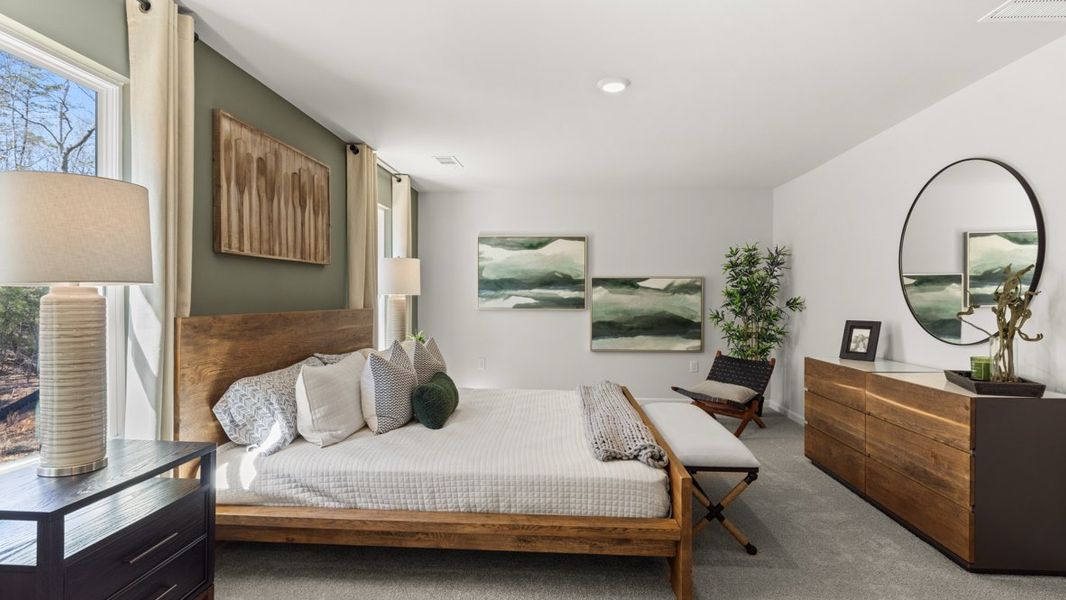 Furnished interior in a model home at Falcon Landing in Gainesville (Image 38).