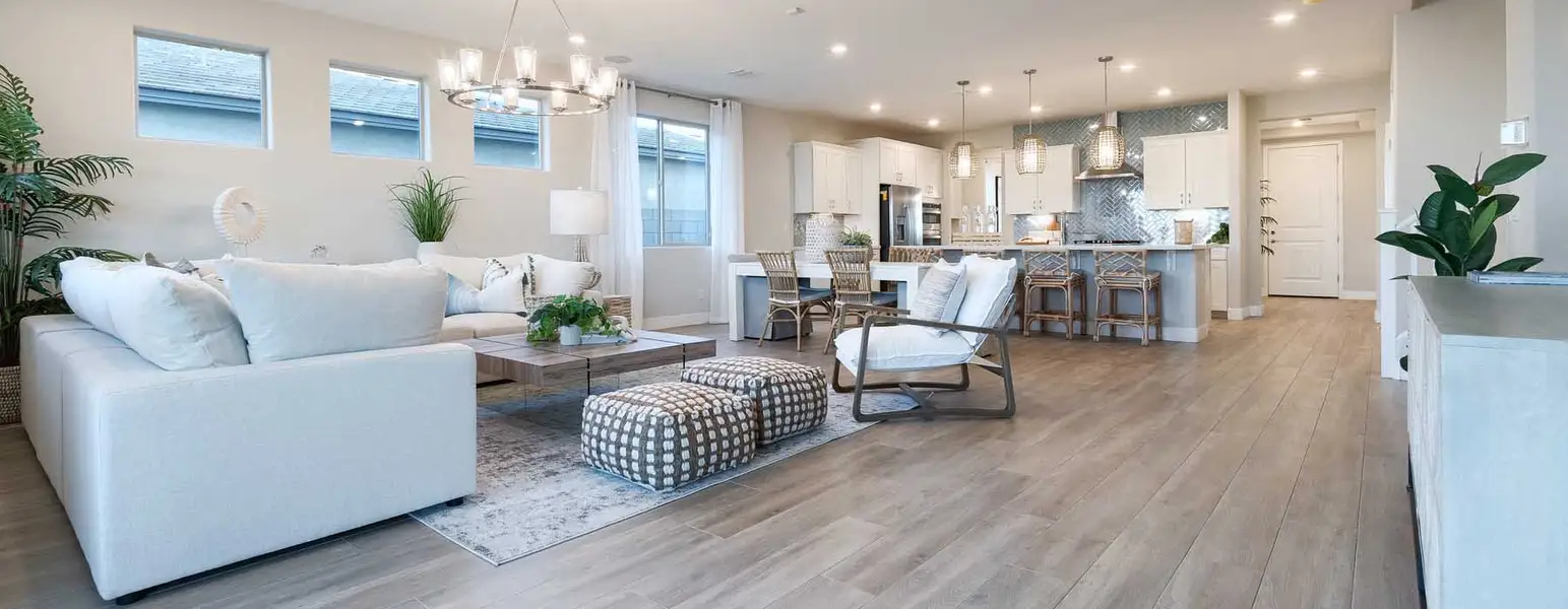 Furnished interior in a model home at Alora at Ironwing in Litchfield Park (Image 5).