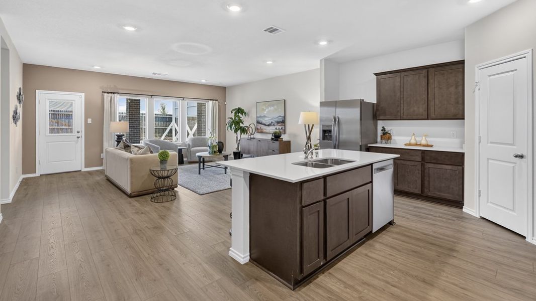 Furnished interior in a model home at Whitewing Trails in Princeton (Image 39). Furnished interior in a model home at Whitewing Trails in Princeton (Image 39).