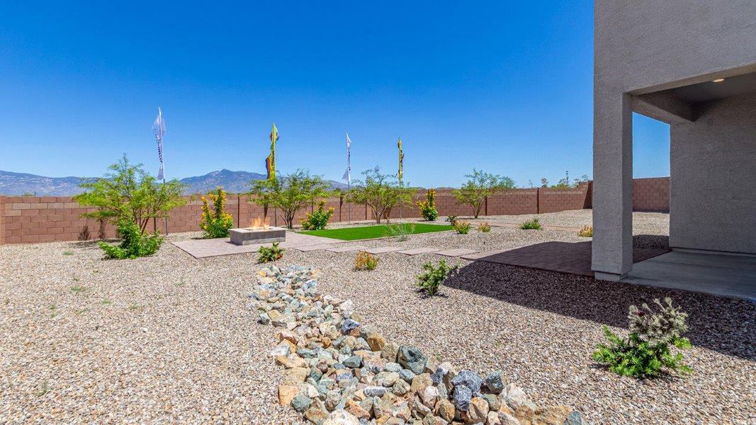 Front exterior of a home in the Hanson Ridge community, located in Vail, AZ (Image 11).