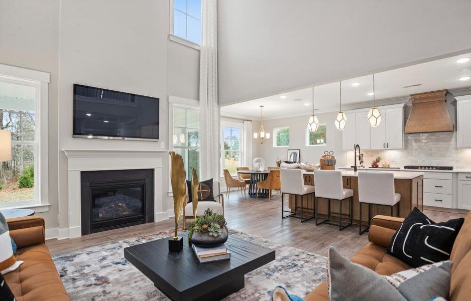 Furnished interior in a model home at Wexford in Elon (Image 3). Furnished interior in a model home at Wexford in Elon (Image 3).