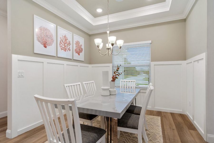 Furnished interior in a model home at Palm Coast in Palm Coast (Image 49).
