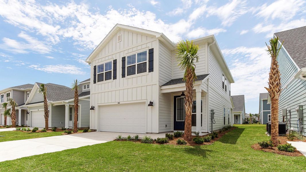 Front exterior of a home in the Breakfast Point East Phase I community, located in Panama City Beach, FL (Image 12). Front exterior of a home in the Breakfast Point East Phase I community, located in Panama City Beach, FL (Image 12).