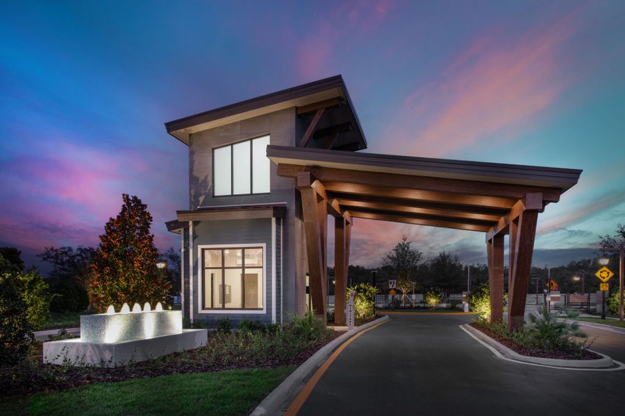 Gated Entry with Guard House Gated Entry with Guard House