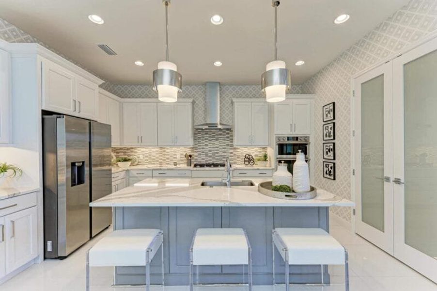 Furnished interior in a model home at The Willows in Parrish (Image 36). Furnished interior in a model home at The Willows in Parrish (Image 36).
