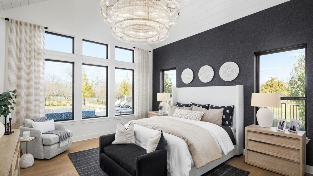 Inviting great rooms with vaulted ceilings designed for elevated living