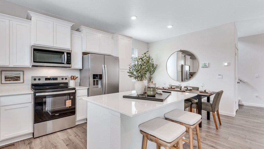 Furnished interior in a model home at The Ridge at Lorson Ranch in Colorado Springs (Image 18).