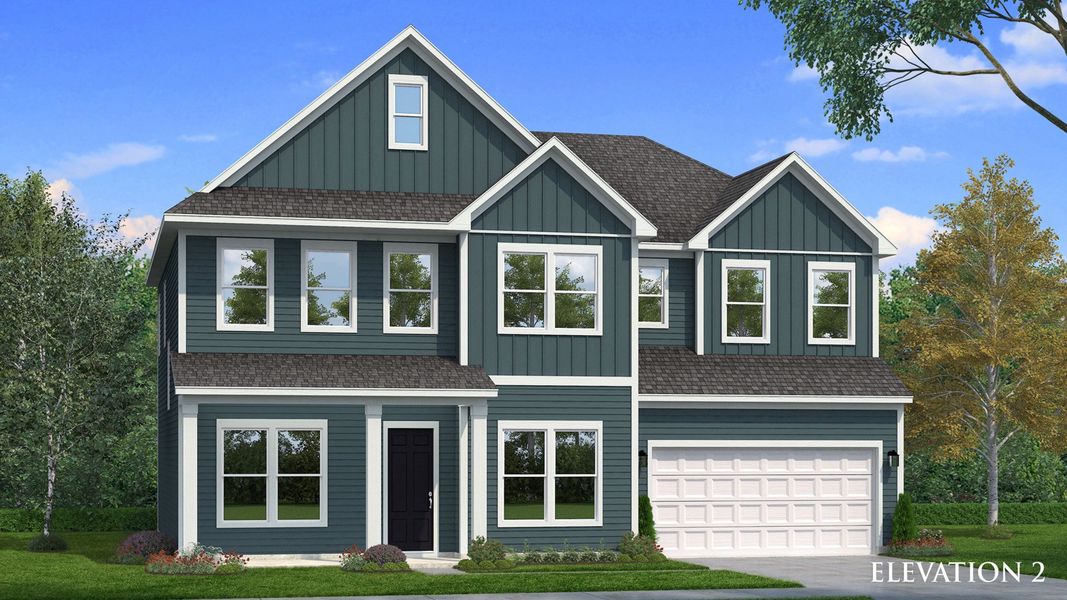 Front exterior of a home in the Northridge Park community, located in Murfreesboro, TN (Image 5). Front exterior of a home in the Northridge Park community, located in Murfreesboro, TN (Image 5).