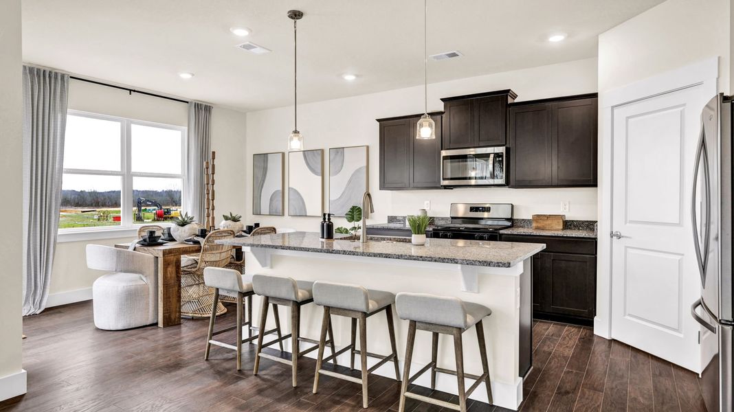 Furnished interior in a model home at Harbor Crest in Ooltewah (Image 17).